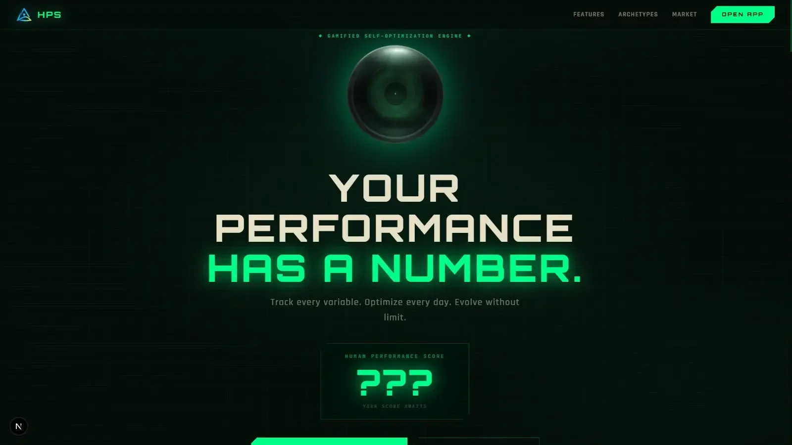 Un landing page cinematic, animat de la cap la coadă