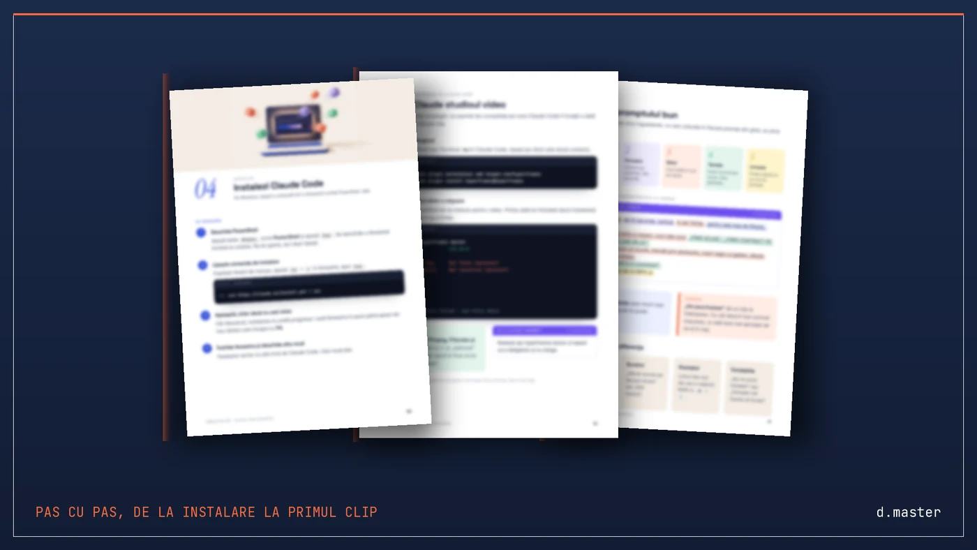 Pagini de instalare și formula promptului bun